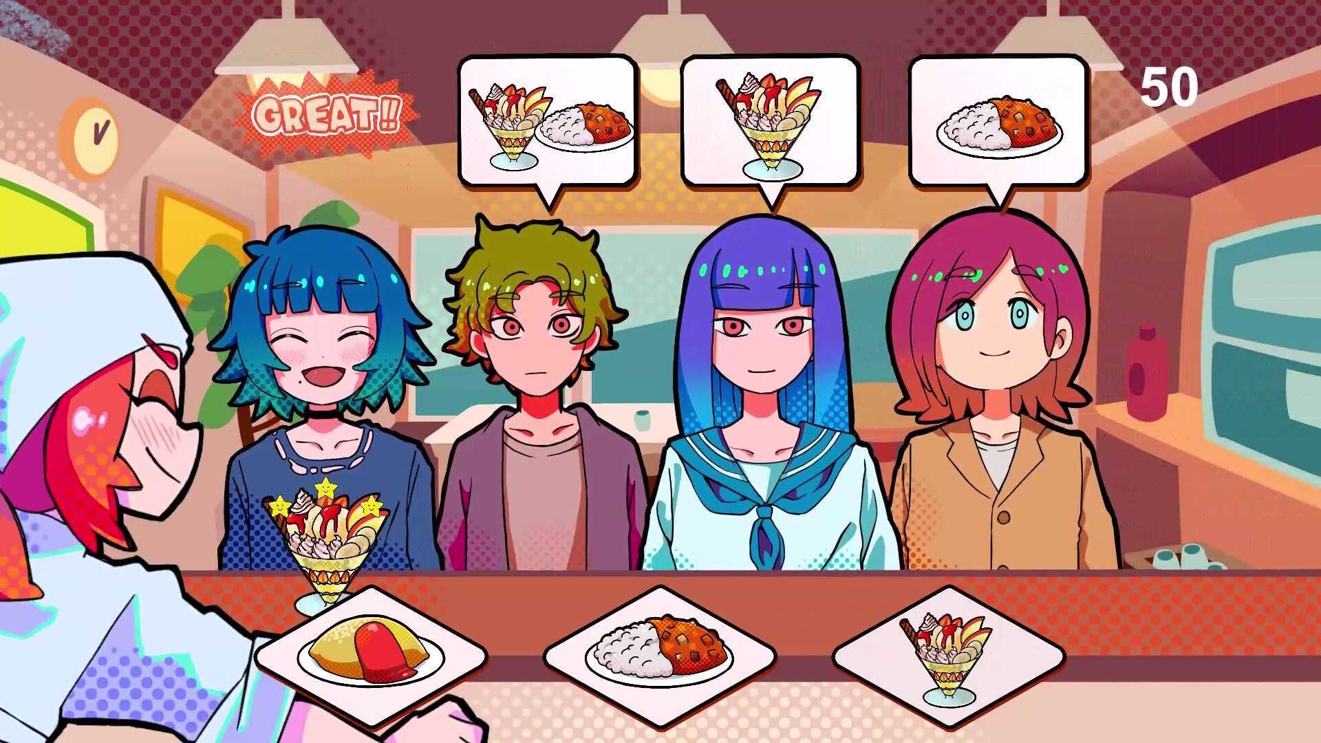 京大リズム食堂プレイ画面