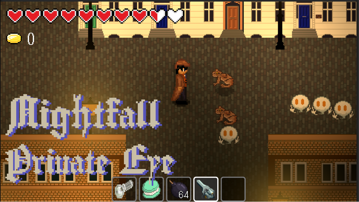 Nightfall Private Eyeプレイ画面